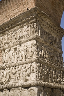 Carvings Prints: Arch of Galerius, Thessaloniki, Macedonia, Greece, Europe