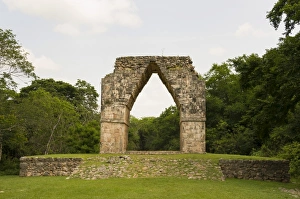 Kabah Prints: The Arch at the Mayan ruins of Kabah, Yucatan, Mexico, North America