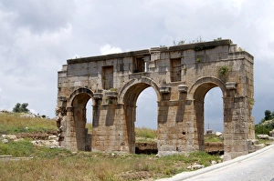 Arch of Modestus at the Lycian site of Patara, near Kalkan, Antalya Province