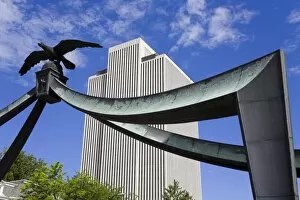 Images Dated 12th July 2010: Arch on State Street, Temple Square, Salt Lake City, Utah, United States of America