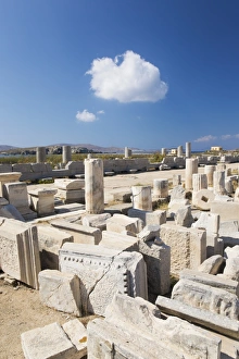 Doric Prints: Archaeological remains near the harbour