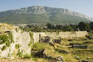 Archaeological ruins of the ancient city of Solin (known as Salona by the Romans)