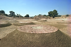 Archaeological site at Harappa dating from 3000 to 1700 BC
