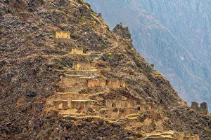 Cultural Exploration Prints: Archaeological site of former Inca site at Pinkulluna