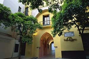 Santa Cruz Prints: Arched passageway mentioned in novel by Cervantes