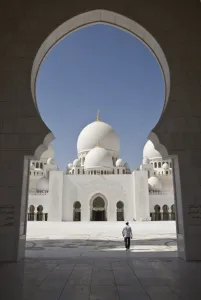 Opulence Prints: Arches of the courtyard of the new Sheikh Zayed Bin Sultan Al Nahyan Mosque