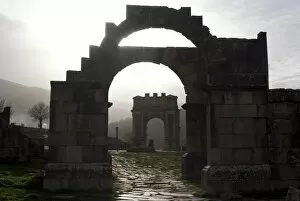 Images Dated 24th December 2007: Arches at the northern end of the Forum, Djemila, UNESCO World Heritage Site