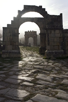 Images Dated 24th December 2007: Arches at the northern end of the Forum, Djemila, UNESCO World Heritage Site