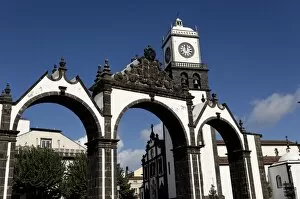 Images Dated 15th October 2006: The Three Arches, symbolic old gates of the city, Ponta Delgada, Sao Miguel Island