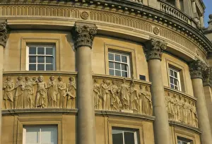 The Circus Prints: Architectural detail the Circus, Bath, UNESCO World Heritage Site, Avon, England, U