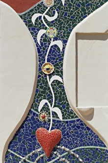 Typical Prints: Architectural detail of decoration on a typical Ibizan house