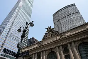 High Rises Prints: Architectural detail of Grand Central Terminal (GCT) (Grand Central Station) (Grand Central)