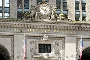 Time Collection: Architectural detail of the Helmsley Building, built in 1929 as the New York Central Building