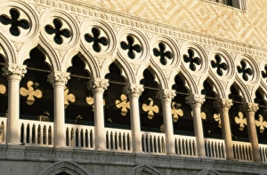 Palazzo Ducale Prints: Architectural detail of the Palazzo Ducale (Doges palace)