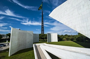 Brasilia Prints: Architecture of Oscar Niemeyer at the Plaza of the Three Powers