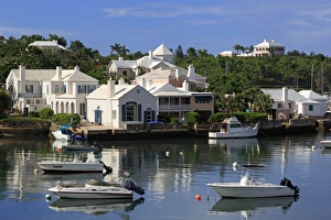 Colonial Style Prints: Architecture in Paget Parish, Bermuda, Atlantic, Central America