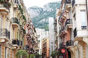 Facades Prints: Architecture and street scenery in Monte Carlo, Monaco