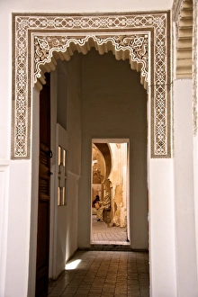 Entrances Prints: Archway, engraved plaster, Storks House
