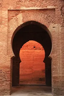 9th Century Prints: An archway inside the Alhambra