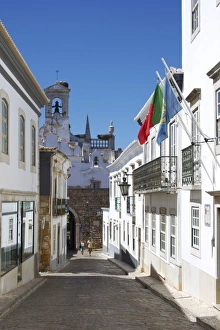 Faro Prints: Arco da Vila, Old Town, Faro, Algarve, Portugal, Europe