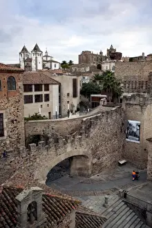 Extremadura Prints: Arco de la Estrella, Caceres, UNESCO World Heritage Site, Extremadura, Spain, Europe