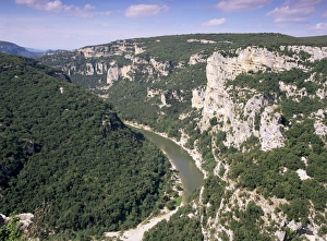 Ardeche Prints: Ardeche Gorges, Languedoc Roussillon, France, Europe