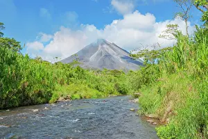 Rica Prints: Arenal volcano, Arenal Volcano National Park, La Fortuna, Costa Rica