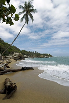 Colombian Prints: Arenilla Beach, Tayrona National Park, Colombia, South America