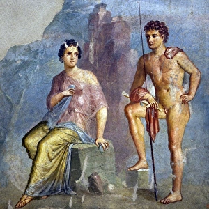 Images Dated 28th April 2010: Argos watching over the Nymph Io, House of Meleager from Pompeii, National Archaeological Museum