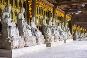 21st Century Prints: Arhat statues at Bai Dinh Temple (Chua Bai Dinh), Gia Vien District, Ninh Binh Province