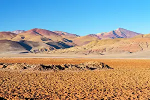 Vast Prints: Arid landscape, Salar de Pocitos, Puna de Atacama, Argentina