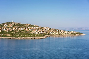 Peloponnese Prints: Arkadiko Chorio village in the coast of Greece, Peloponnese, Greece