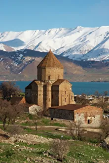 Eurasia Prints: Armenian church, Akdamar island, Lake Van, Anatolia, Turkey, Eurasia