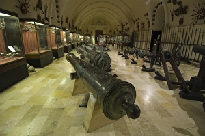 Guns Prints: The Armory, Grand Masters Palace, Valletta, Malta, Europe