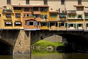 Arno River and Ponte Vecchio bridge