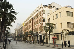 Images Dated 5th January 2008: Art deco architecture in the French Concession area, Shanghai, China, Asia