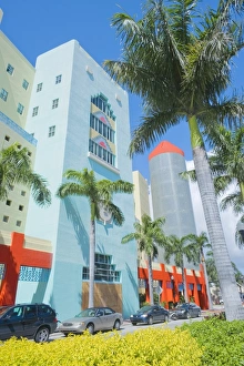 South Beach Prints: Art deco buildings, South Beach, Miami, Florida, United States of America, North America