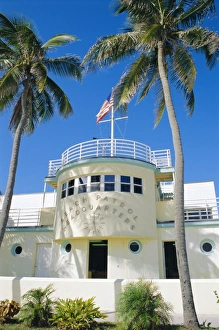 Headquarters Prints: Art Deco lifeguard headquarters