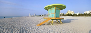 South Beach Prints: Art Deco style lifeguard hut