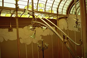 Art Nouveau Prints: Art nouveau detail, Musee Victor Horta, Brussels, Belgium, Europe