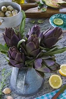 Tables Prints: Artichokes, Italy, Europe