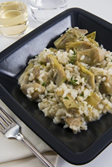 Lunch Prints: Artichokes risotto, Italy, Europe