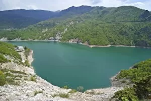Images Dated 24th April 2008: Artificial lake in the Mavrovo National Park, Macedonia, Europe