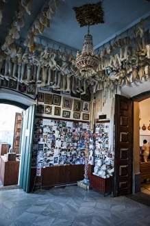 Artificial limbs in a side room of the Nosso Senhor do Bomfim church, Salvador da Bahia, Bahia, Brazil, South America