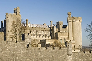 Images Dated 16th February 2008: Arundel Castle, original structure built in the 11th century, seat of Roger de Montgomery