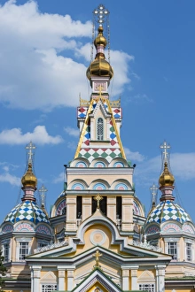Cultures Prints: Ascension Cathedral (Zenkov Cathedral), Almaty, Kazakhstan, Central Asia, Asia