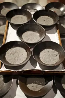 Bowls Prints: Ash Wednesday celebration in Notre Dame de Paris cathedral, Paris, France, Europe