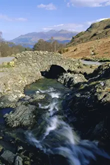Borrowdale Prints: Ashness Bridge, Borrowdale, Lake District National Park, Cumbria, England, UK