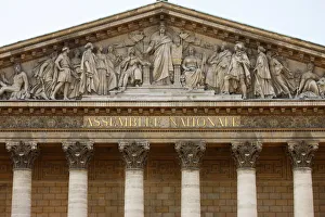 Parliament Building Prints: Assemblee Nationale (French Parliament), Paris, France, Europe