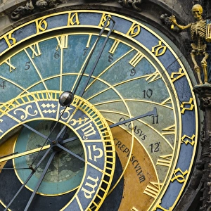 Astronomical Clock, Old Town Hall, Prague, UNESCO World Heritage Site, Czech Republic